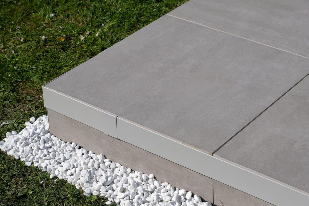 SCHLUTER SYSTEMS - Profilé BARA de rives pour terrasse en aluminium