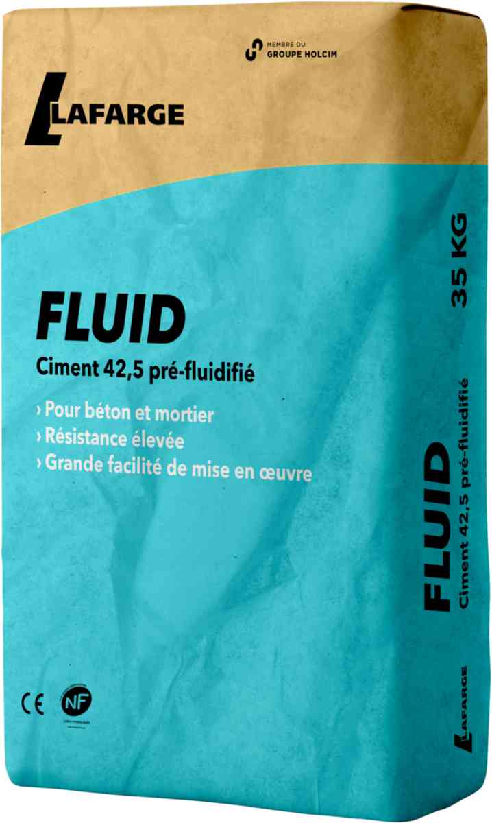 LAFARGE CIMENT Ciment pré fluidifié Fluid sac de 35 kg