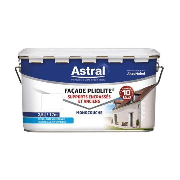 Façades pliolite pliolite 2,5 l blanc base white