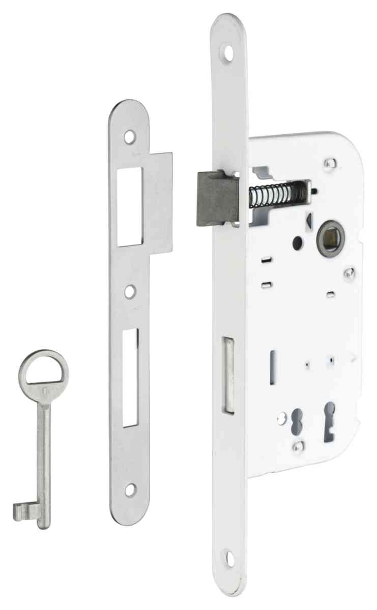 Agb Effedielle® Serrure De Brevet Grande AGB Avec Façade De 22 Mm. Entrée 50 Mm. Finition Chromée. La Serrure à Mortaise Classique Pour Portes Intérieures AGB Serrure Porte Intérieure