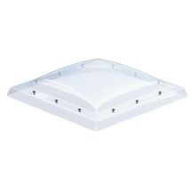 Coupole transparente ISD 0000A pour fenêtre toiture plate CFP ou CVP - 80x80 cm