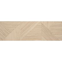 Faïence murale Tangram - camel mat rectifié - 31,6x100 cm - ép. 10,4 mm