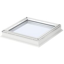 Fenêtre coupole fixe blanche pour toits plats 120 CM X 120 CM CFP 120120 0073Q