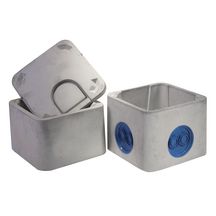 Couvercle VOLTEO 25X25 cm int, 30x30cm ext, Hauteur 2,5cm