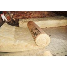 Laine de verre revêtue kraft IBR 320 pour isolation combles et plafond - ép. 320 mm - 2,4x1,2 m - R=8 m².K/W