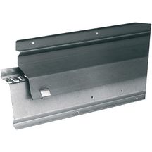 Faîtage ventilé double pente pour couverture zinc - zinc naturel - H. 115 mm - L. 2 m - ép. 0,65 mm