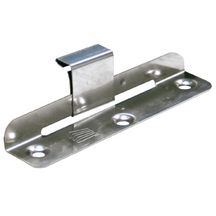 Patte coulissante joint debout inox 18/10 Réf. QAF0002/C