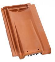 EDILIANS - Tuile de ventilation H13 terre cuite flammé rustique section ...