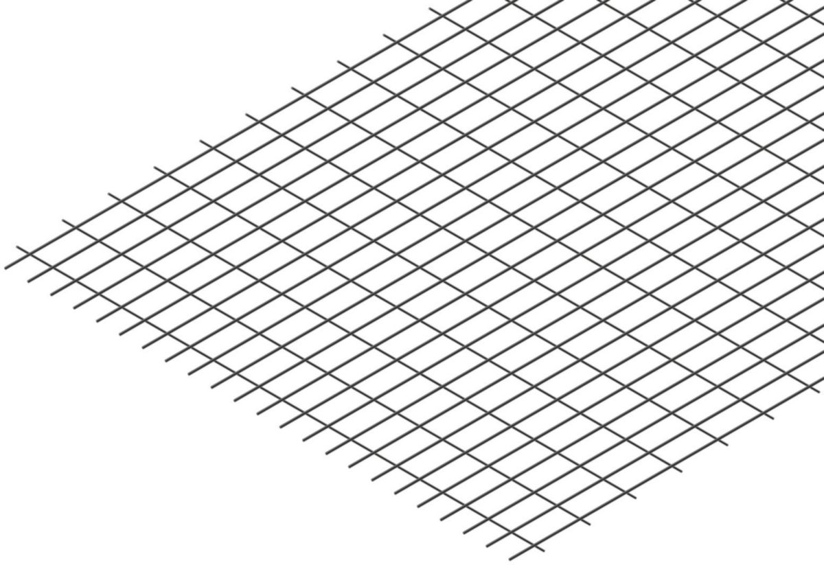 Panneau grille serrurier clair dimension 2000 x 1000 m en maille de 50 x 50  en fil de 4.