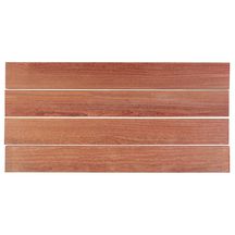 Lame de terrasse cumaru sec séchoir - face lisse - L. 2,45 m - 21x145 mm