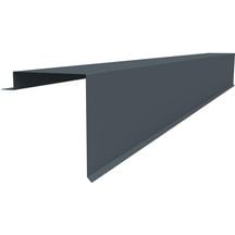 Bande de rive sur mur profil 45/333/1000 - dev 305 - 2,15M RAL 8012 Rouge tuile