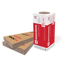 Panneau isolant Rockplus Premium Kraft pour mur intérieur - laine de roche - ép. 120 mm - 1,35x0,6 m - R = 3,75 m².K/W
