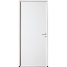 Porte de service acier PSA1 215x90cm poussant droit - gris RAL7016 2 faces - dormant 140 - serrure 5 points