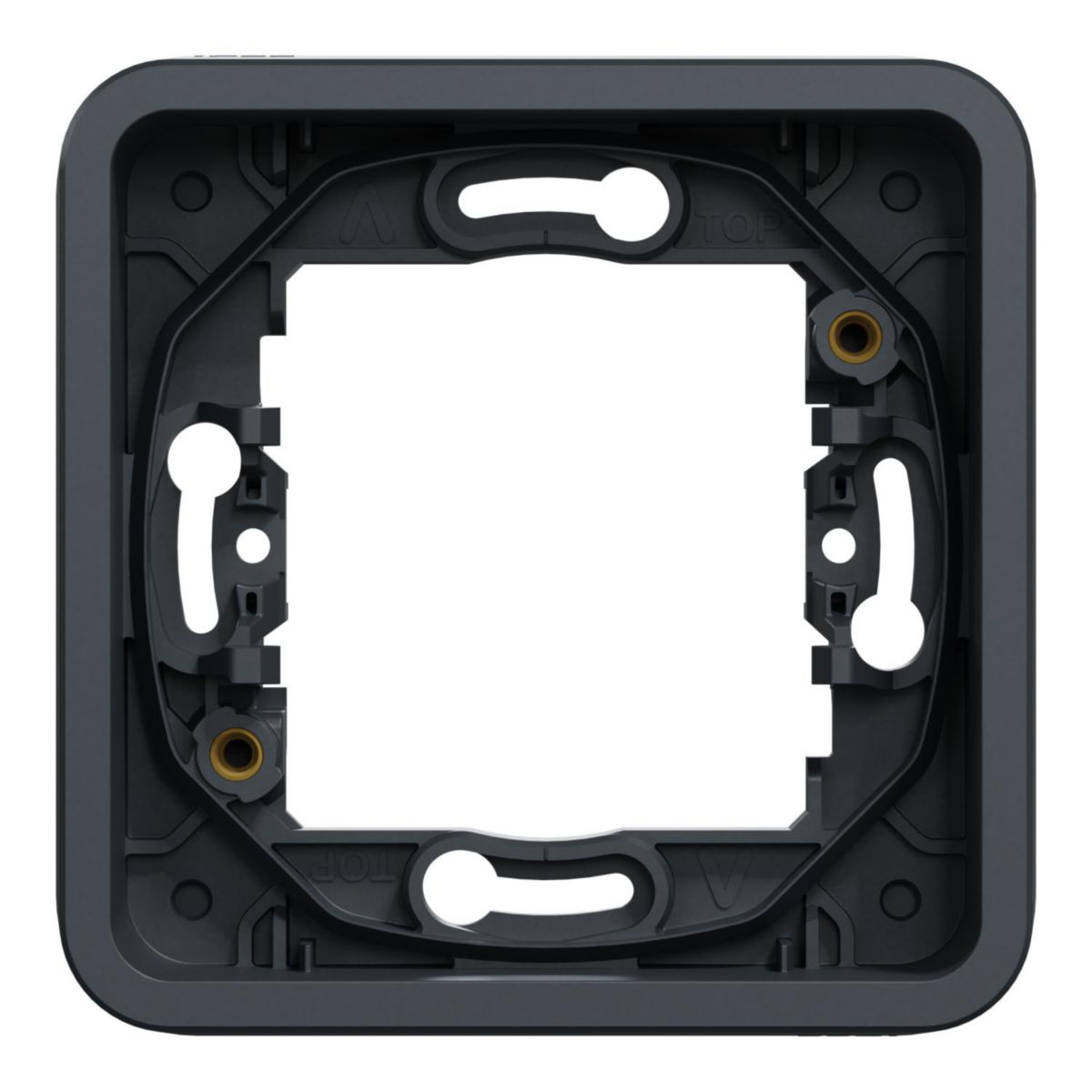 5 Cadres Encastrables Mureva Styl Schneider - 1 Poste, IP55 IK08, Pour Montage à Griffes (MUR34108)