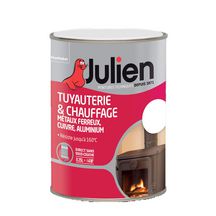 Peinture tuyauterie et chauffage brillant blanc 0,25L, réf. 5246308