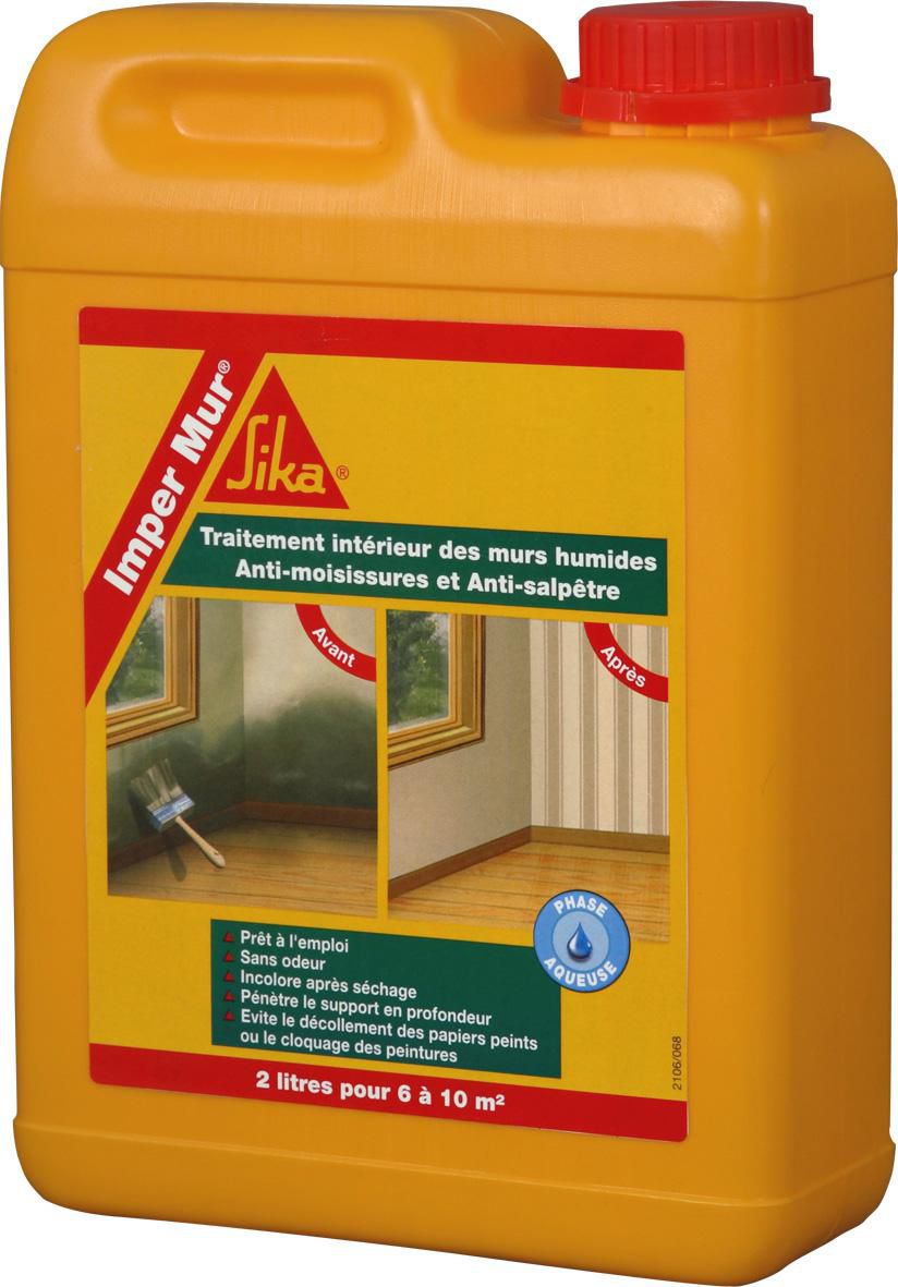 SIKA - Résine pour traitement des murs intérieurs humides Imper Mur - bidon  de 2 l