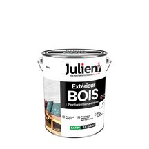 Peinture microporeuse pour bois extérieur - blanc - pot de 5 l