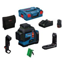 Laser lignes GGL 12V-100-33 CG + pince DK 20 + batterie GBA 12V 2Ah