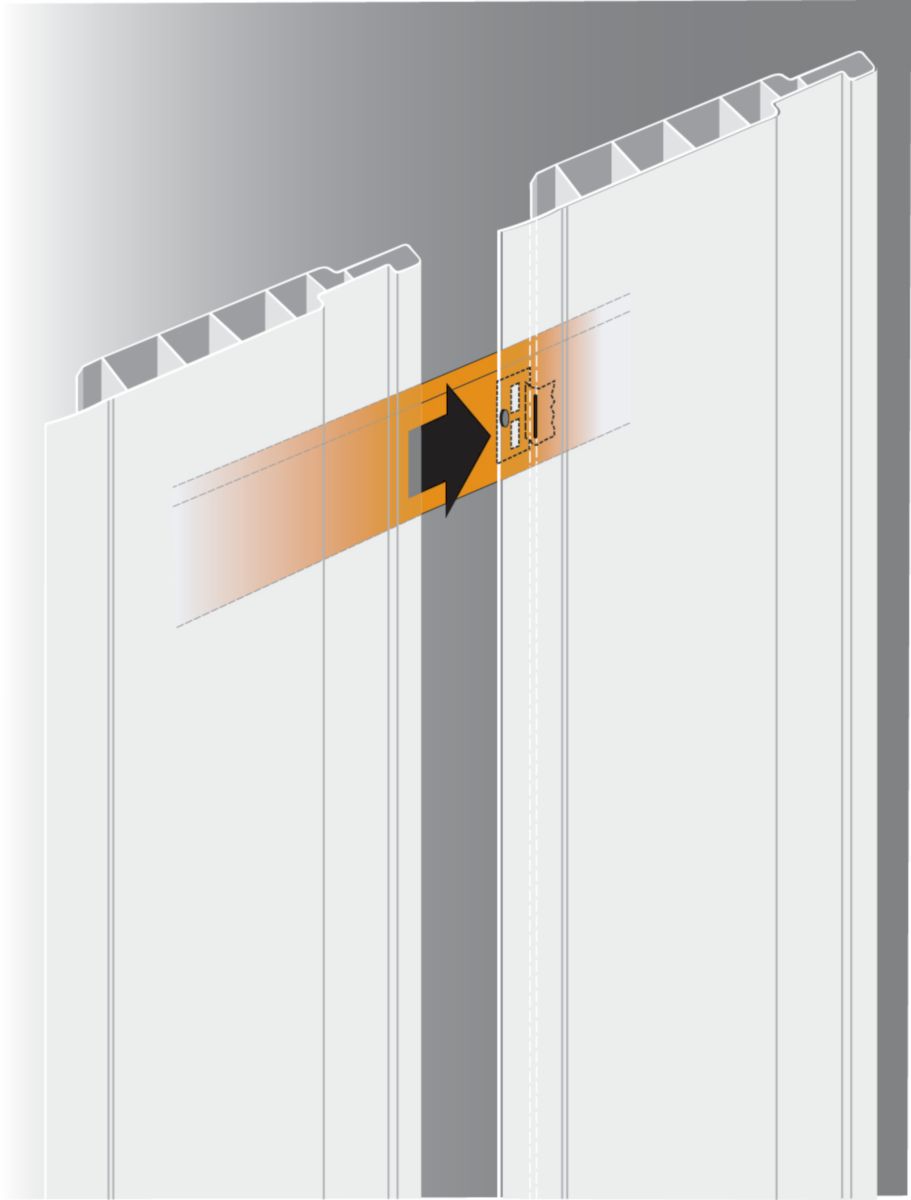 SIMPSON STRONGTIE Clips à lambris PVC épaisseur 0.5mm + pointe boîte