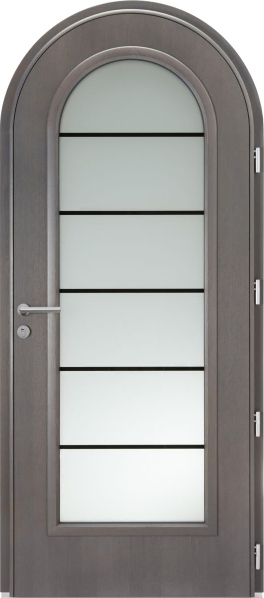 BEL'M Porte d'entrée Mixte bois / aluminium Modèle LERY MIXTE POINT.P BEL'M Porte d'entrée Mixte bois / aluminium Modèle LERY MIXTE POINT.P