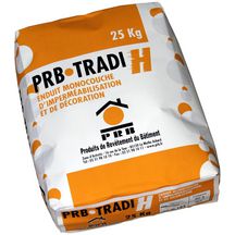 Enduit imperméable monocouche lourd Tradiclair H - ton pierre - sac de 25 kg