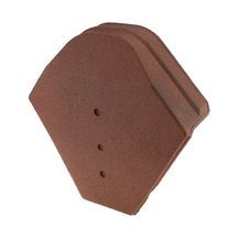 Fronton faîtière angulaire 368 XL - terre cuite ardoisé - 30x7 cm