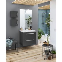 Meuble Alterna Concerto 60 cm avec 2 tiroirs gris