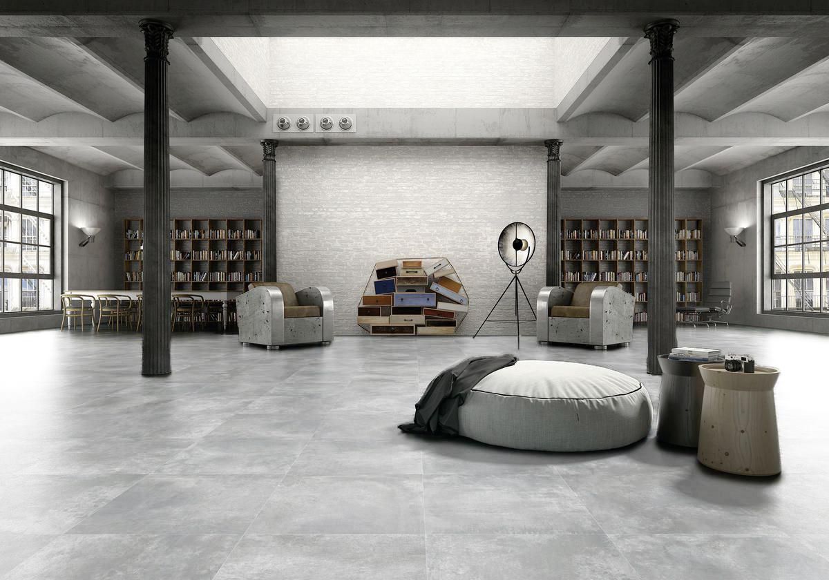 KERABEN - Carrelage sol intérieur grès cérame Future - gris mat - 60x60 ...