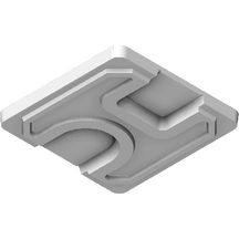 Couvercle armé pour regard pluvial à joints 25 X 25cm int, 32 X 32cm ext, 5cm Hauteur