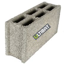 Bloc béton creux Ultibat CE NF classe de résistance B40 500 x 150xh250 mm LANDAUL