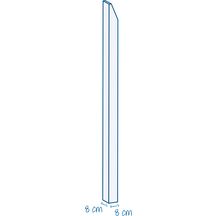 Jambe de force béton 8x8cm hauteur 2,00m