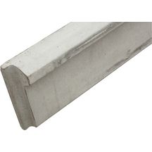 Plaque de soubassement 1/2 chaperon gris béton Rousseau 250 x 25 x 1,7 cm pour AXOR (encoches) entraxe 2510