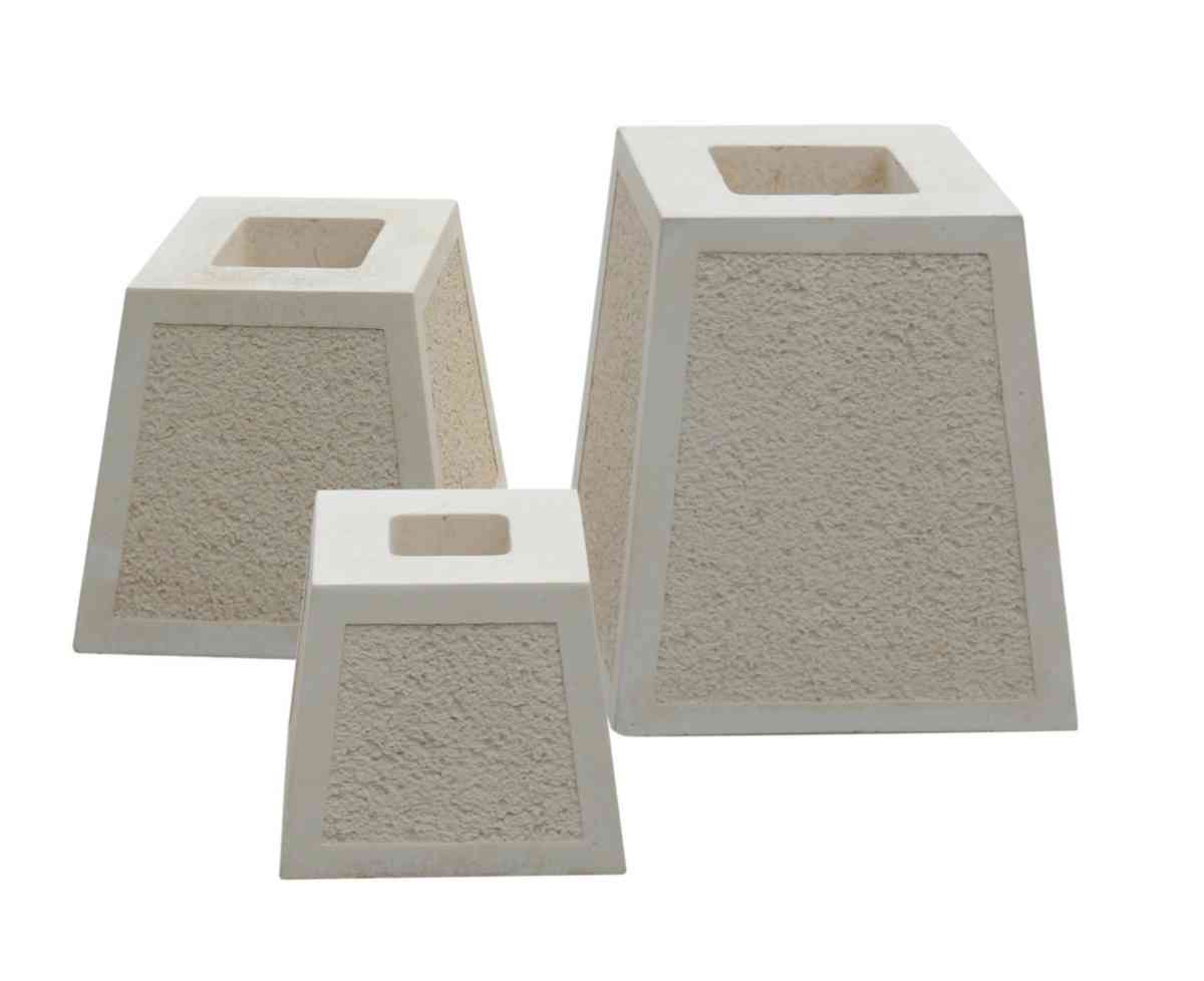 GGI Dé en béton grand modèle ton pierre 35 cm