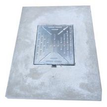 Tôle 40x33cm pour compteur d'eau 60x80cm