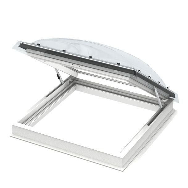Fenêtre-coupole accès toiture 120X120 avec protection acrylique transparente CXP 120120 S04E + ISD100100 (2 cartons)