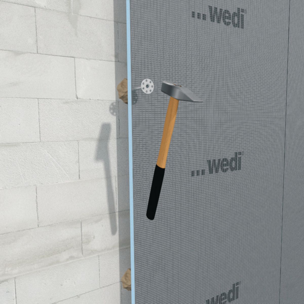 WEDI - Panneau de construction wedi standard - polystyrène extrudé WEDI - Panneau de construction wedi standard - polystyrène extrudé