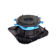 Plot Cleman standard pour dalle de terrasse - noir/bleu - H. 80/130 mm