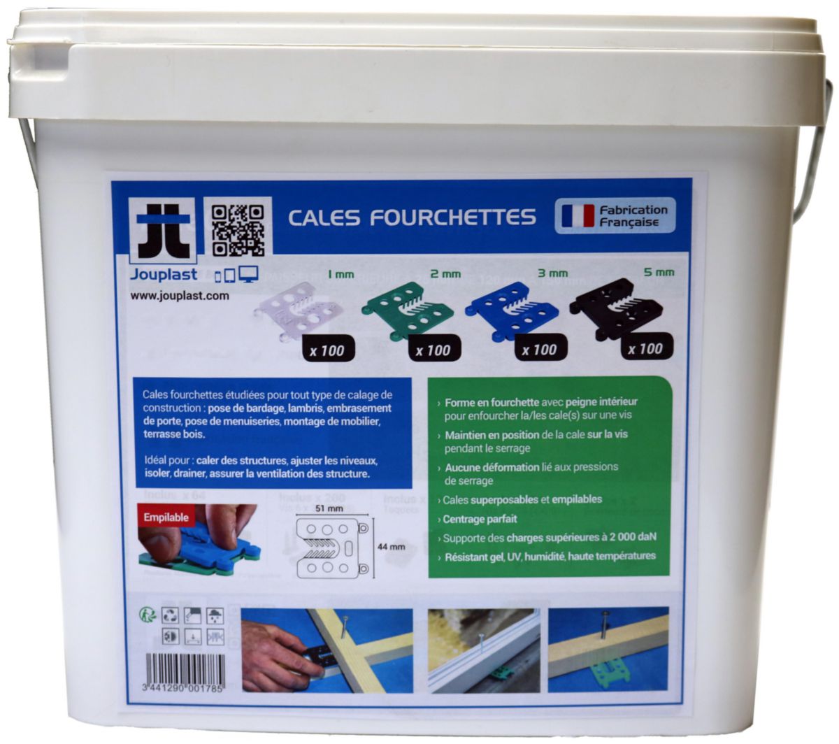 Probox De 1000 Cales Fourchettes 1-5 Mm - Edma