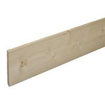 Plinthe angle arrondi - sapin blanc du Nord - 10x70 mm - section réelle 9,3x67,5 mm - L. 2000 mm