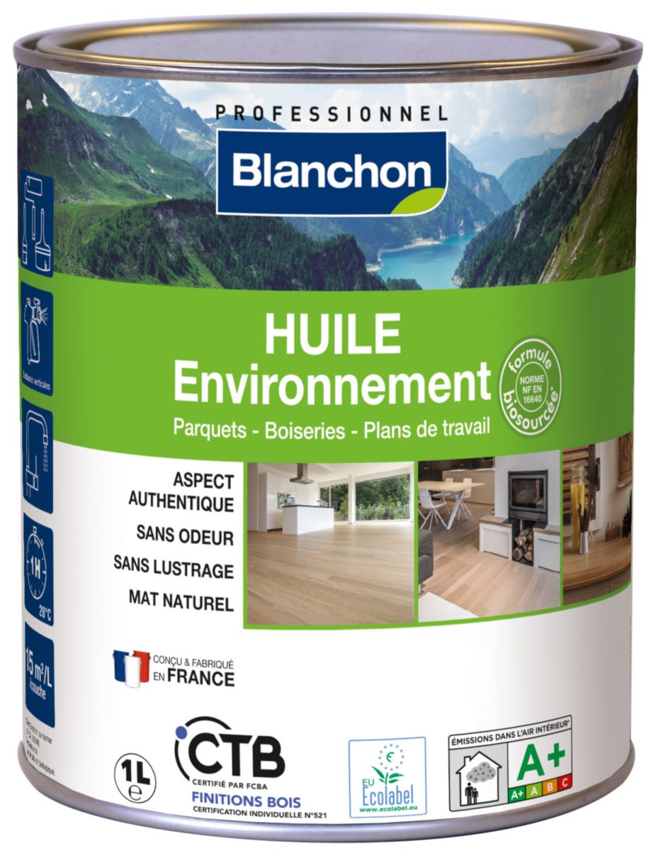 Huile Environnement Biosourcée - Effet Nature - bidon de 1 l