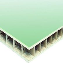 Cloison alvéolaire hydrofuge Placopan Marine 50 - 2,5x1,2 m - ép. 50 mm