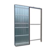 Châssis Scrignotech plaque de plâtre avec amortisseur de fin de course - 70x203 cm - pour cloison finie 100 mm