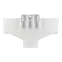 Naissance centrale OVATION longueur 90mm largeur 56mm PVC Blanc NAD289B