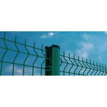 Poteau GIGACLIP vert 6005 80 x 60 mm hauteur 160 cm