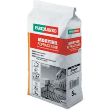 Mortier réfractaire gris - sac de 5 kg