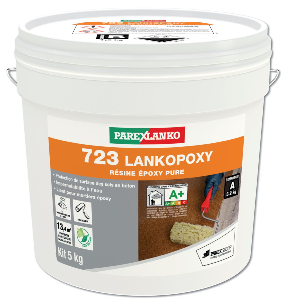 PAREXLANKO - Résine époxy protection de sols béton 723 Lankopoxy