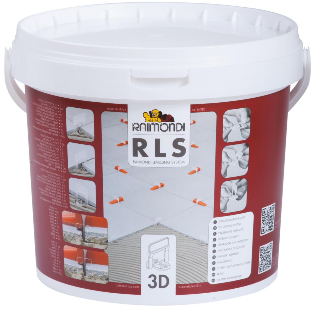 RAIMONDI - Kit RLS 3D (75 bases + 75 coins + 1 pince sol)15201