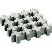 Dalle gazon béton gris 50x50x10cm  2700 - Réf: 350001