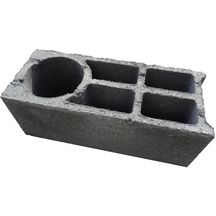 Bloc creux NF chaînage vertical  450 x 200 x 200 mm
