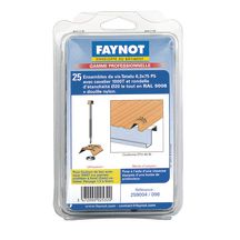Fixations 1000 T / P5 Ral 5008 kit de 25